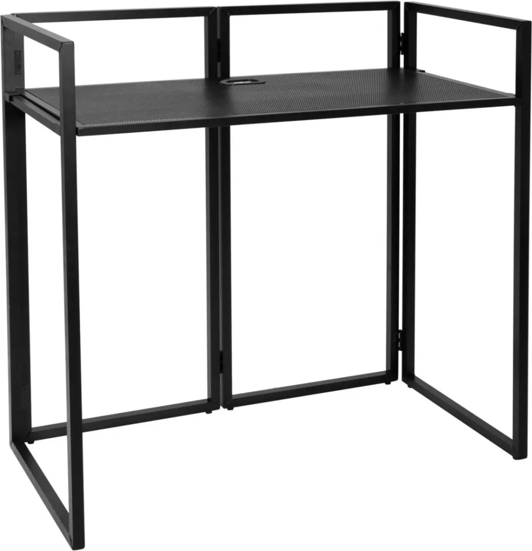 Omnitronic Compact Mobile DJ Stand - Zwart/Wit - afbeelding 5 van 6