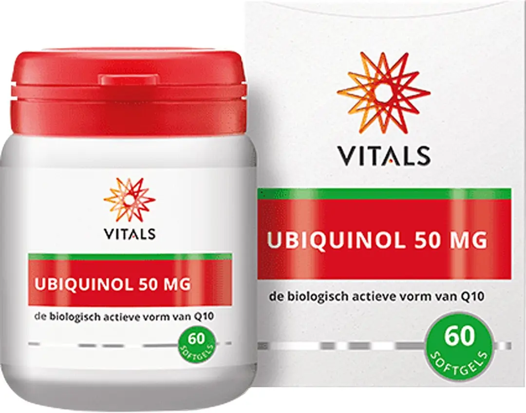 Vitals Ubiquinol 50mg - 150 Softgels - afbeelding 6 van 6