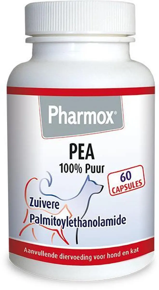Pharmox PEA 100% Puur Capsules 60x Hond & Kat