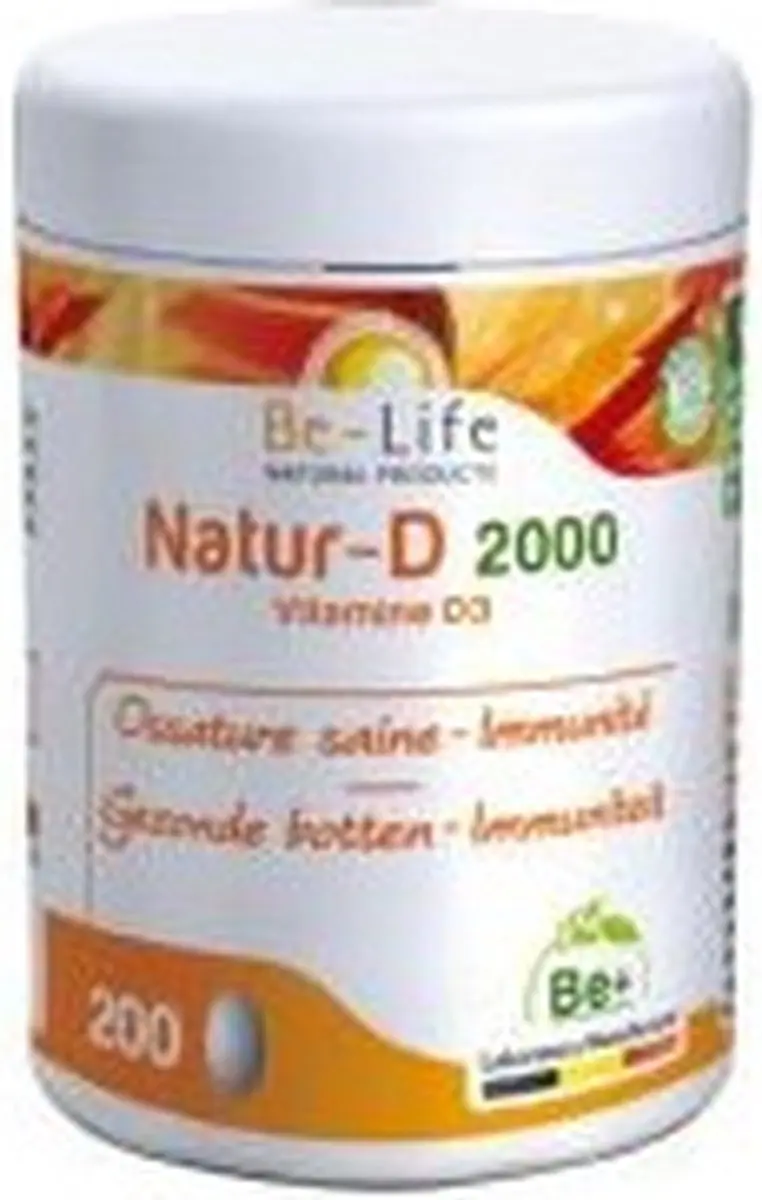 Be-Life Natur-D 2000 Capsules - 200 stuks