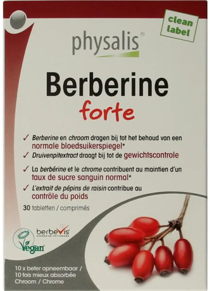 Physalis Berberine Forte 30 Tabletten