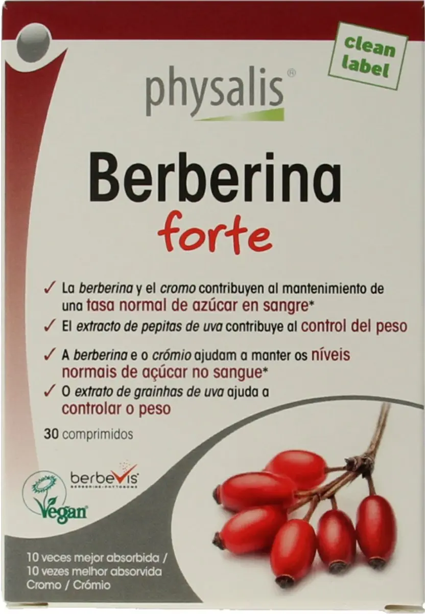 Physalis Berberine Forte 30 Tabletten