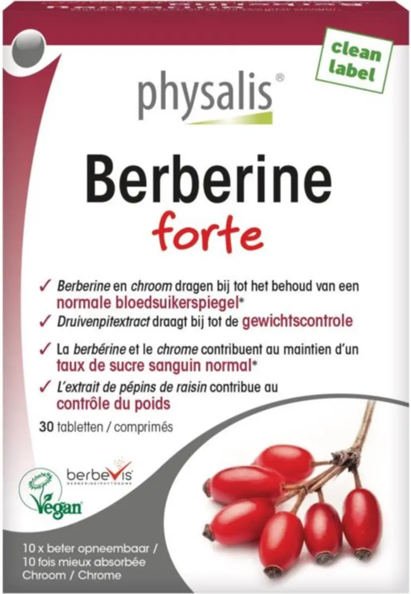 Physalis Berberine Forte 30 Tabletten