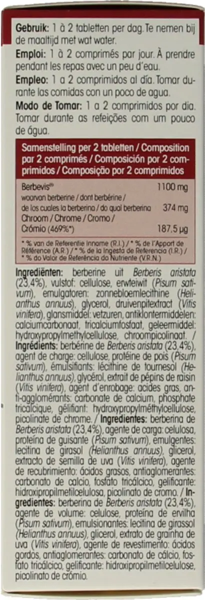 Physalis Berberine Forte 30 Tabletten