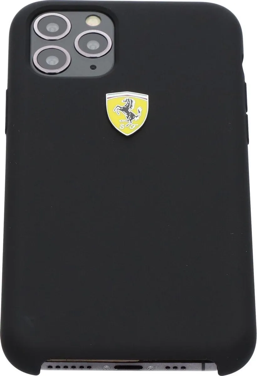 Ferrari iPhone 11 Pro Backcase - Effen Zwart - S203-5