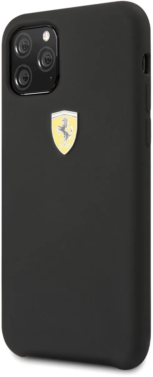 Ferrari iPhone 11 Pro Backcase - Effen Zwart - S203-5