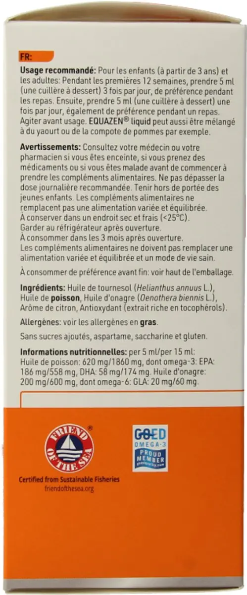 Equazen Liquid Omega 3-6 Vetzuren 200ml