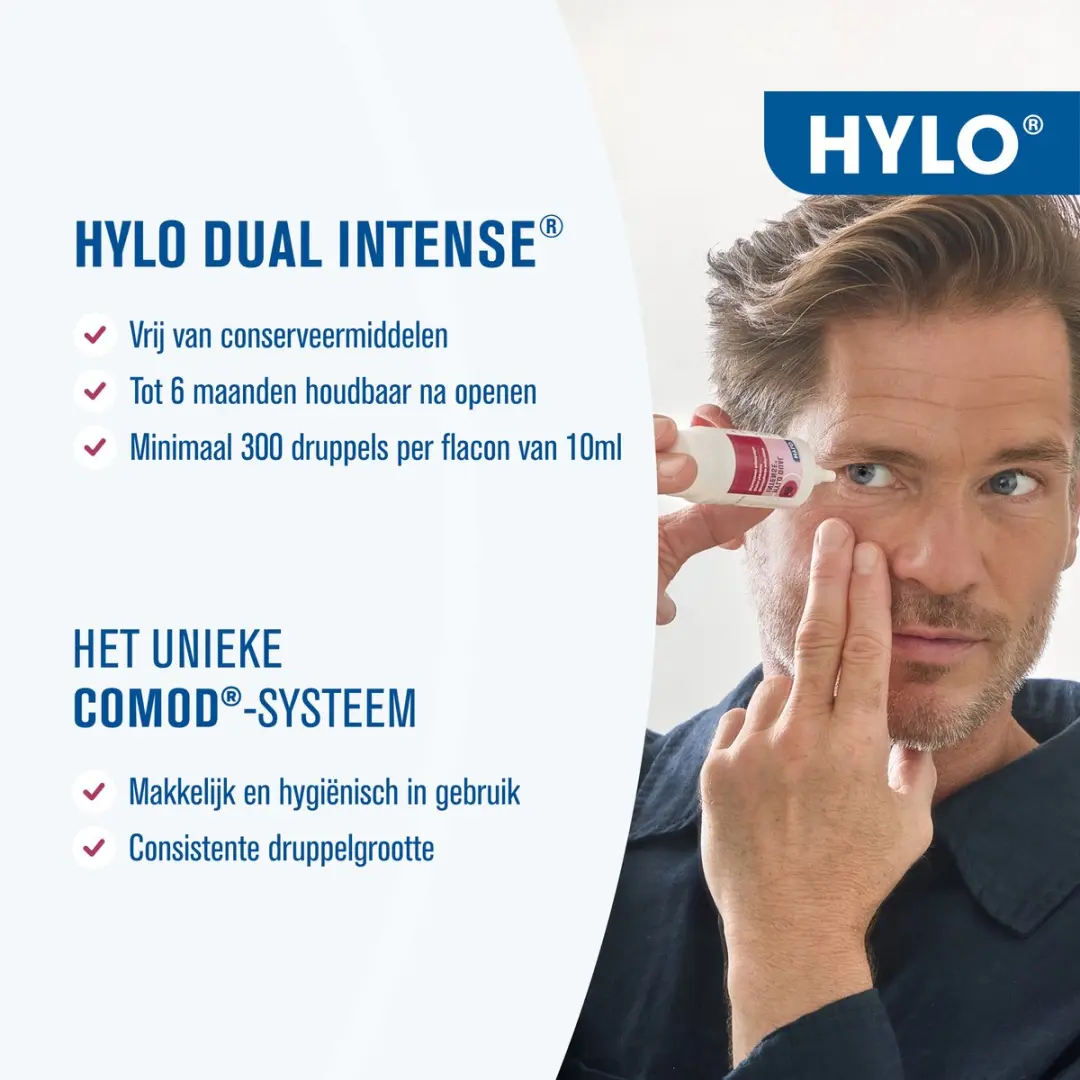 Ursapharm HYLO DUAL INTENSE Oogdruppels 10ml