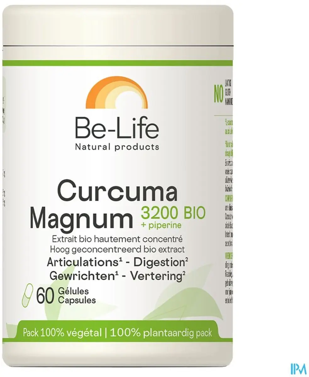 Be-Life Curcuma Magnum 3200 + Piperine Bio 60 Softgels
