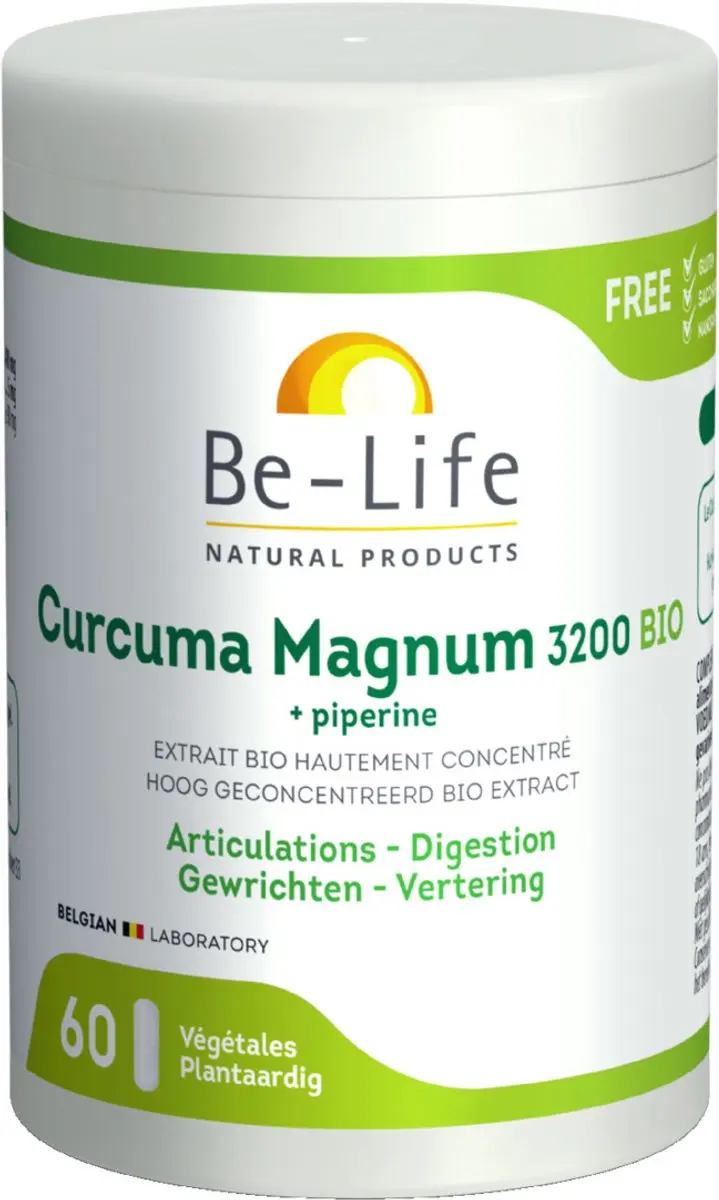 Be-Life Curcuma Magnum 3200 + Piperine Bio 60 Softgels