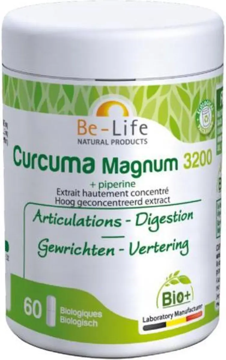 Be-Life Curcuma Magnum 3200 + Piperine Bio 60 Softgels
