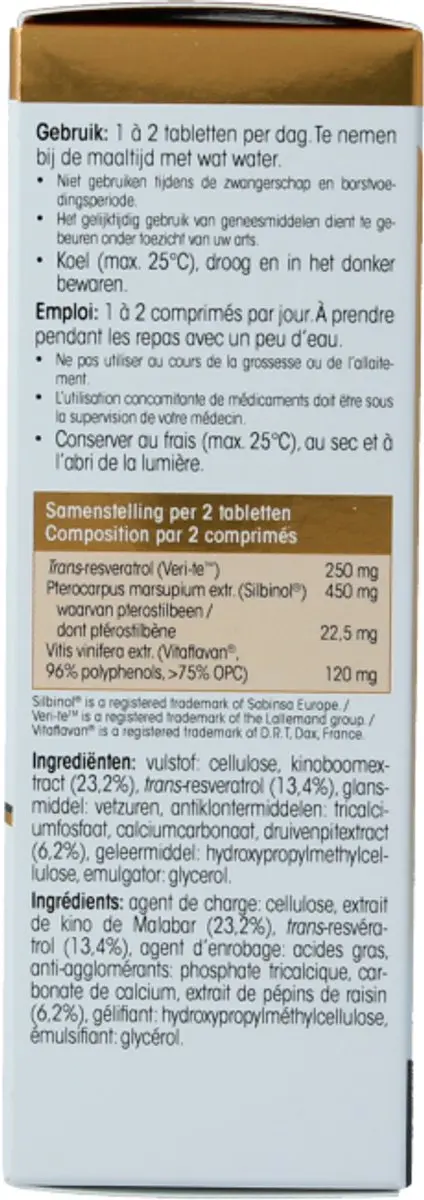 Physalis Resveratrol Vegan 30 Tabletten
