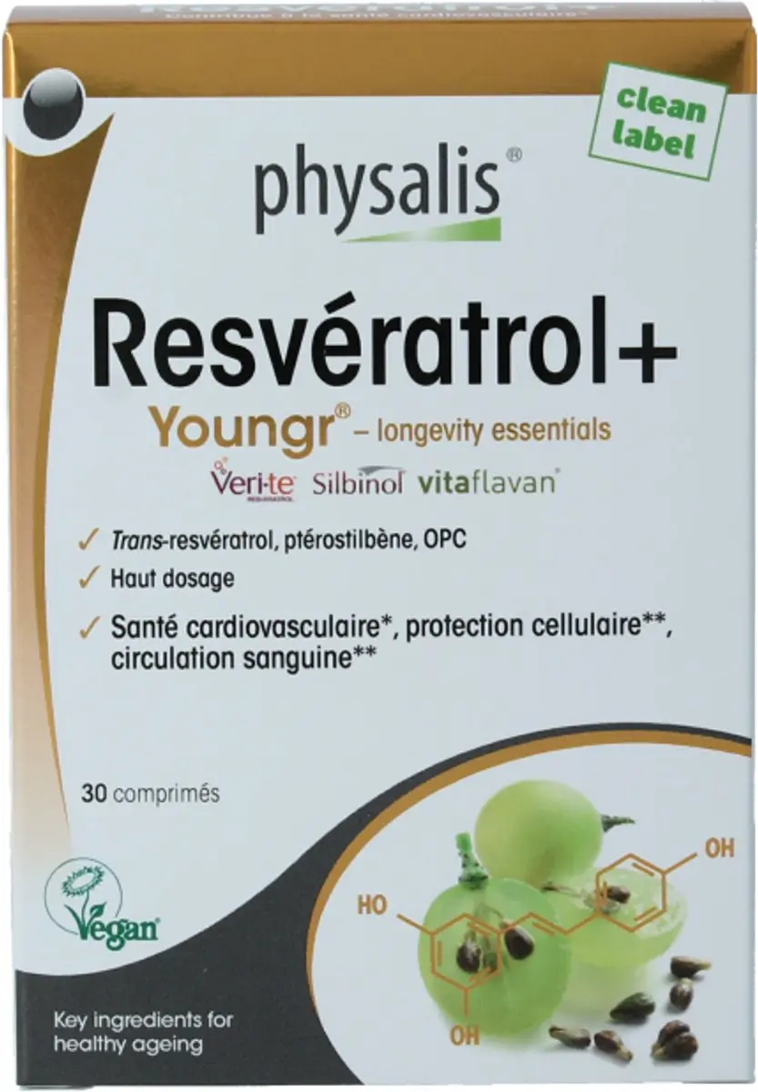 Physalis Resveratrol Vegan 30 Tabletten