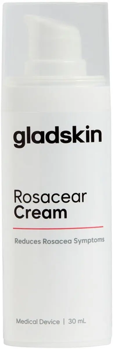 Gladskin ROSACEAR Crème 30ml - Hydraterend & Dermatologisch Getest