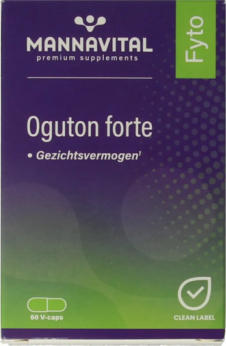 Mannavital Oguton Forte 60 Vegicaps - afbeelding 4 van 6