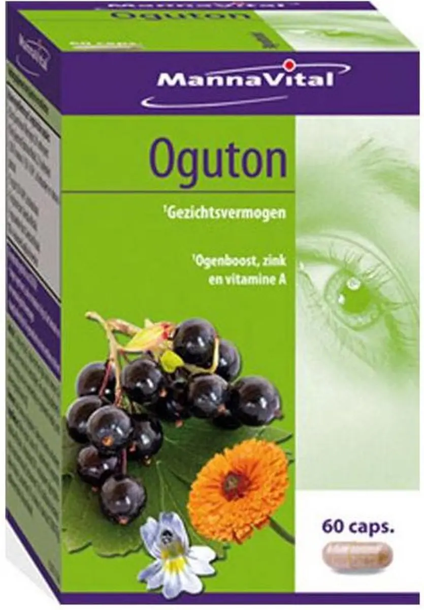 Mannavital Oguton Forte 60 Vegicaps - afbeelding 5 van 6