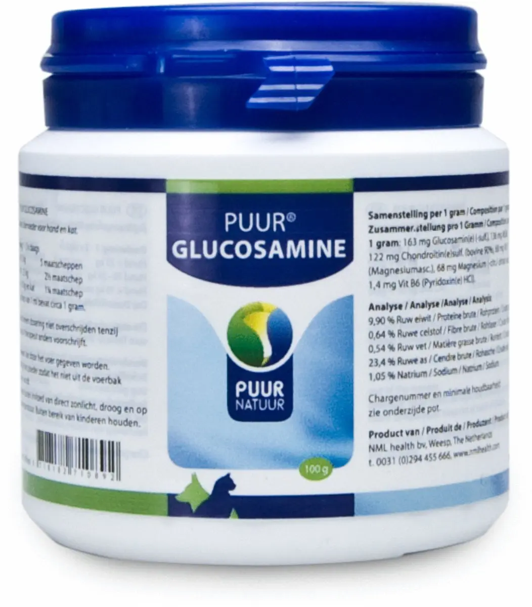 Puur Glucosamine Hondensnacks 64ml