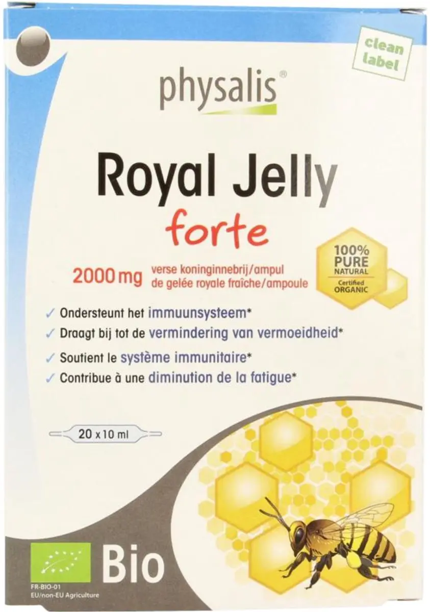Physalis Royal Jelly Forte Biologisch - 20 Stuks