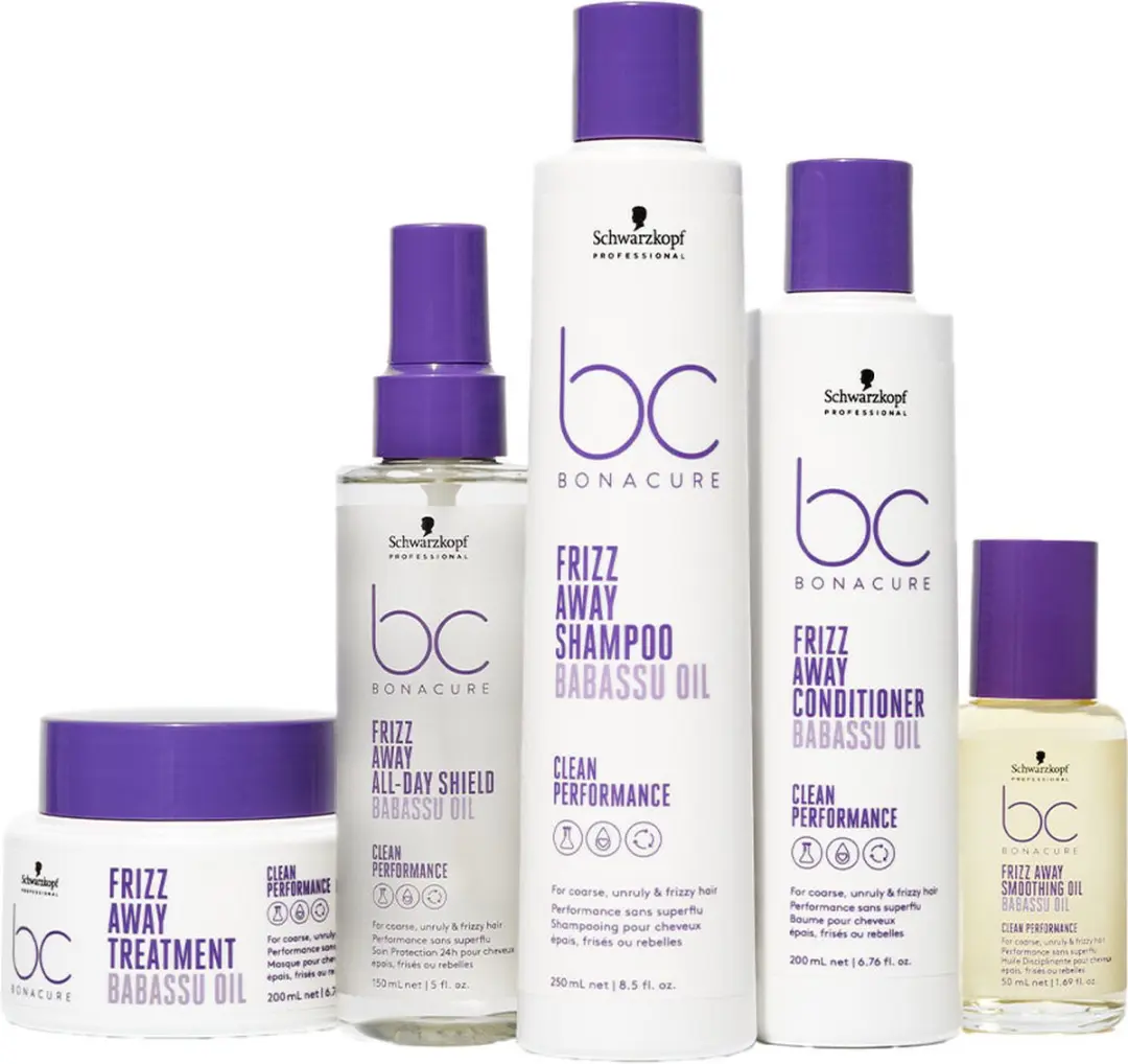 Schwarzkopf Bonacure Clean Performance Frizz Away Shampoo 500ml - Kroeshaar