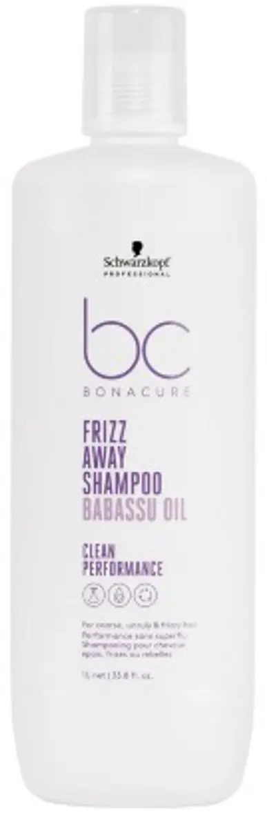 Schwarzkopf Bonacure Clean Performance Frizz Away Shampoo 500ml - Kroeshaar