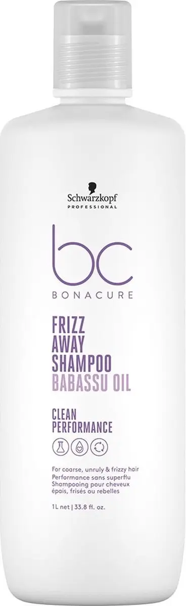 Schwarzkopf Bonacure Clean Performance Frizz Away Shampoo 500ml
