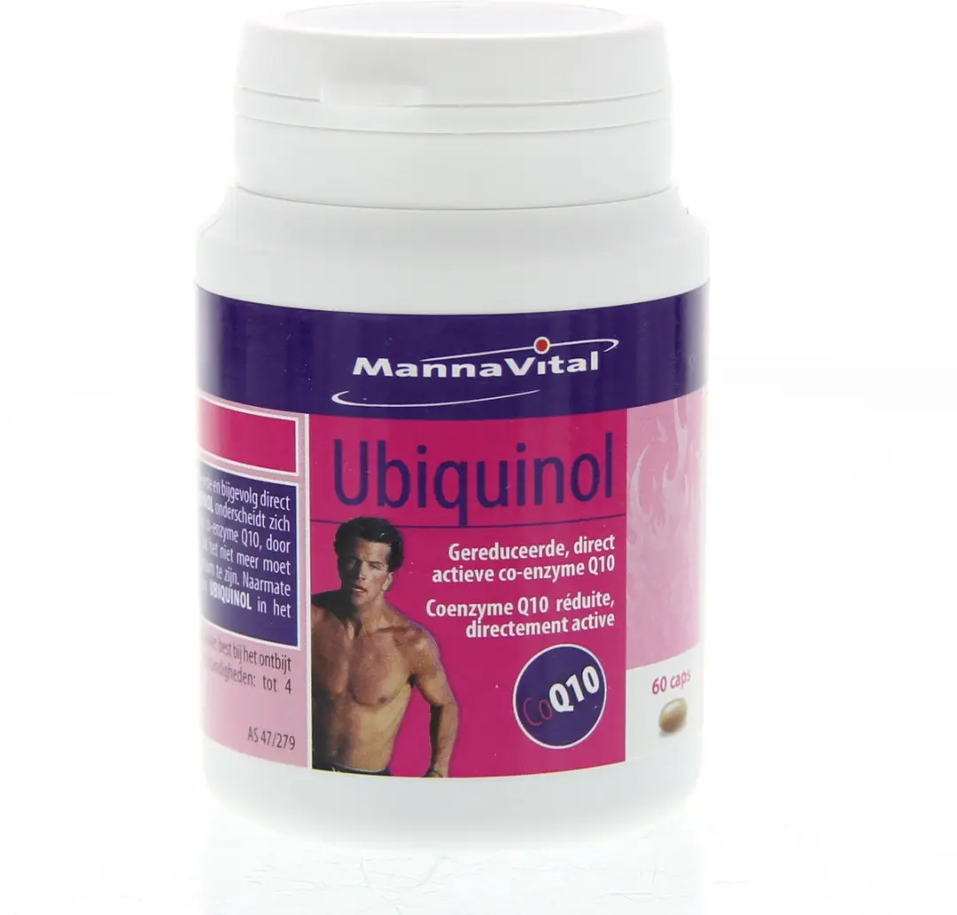 Mannavital Ubiquinol Co-enzym Q10 60 Capsules