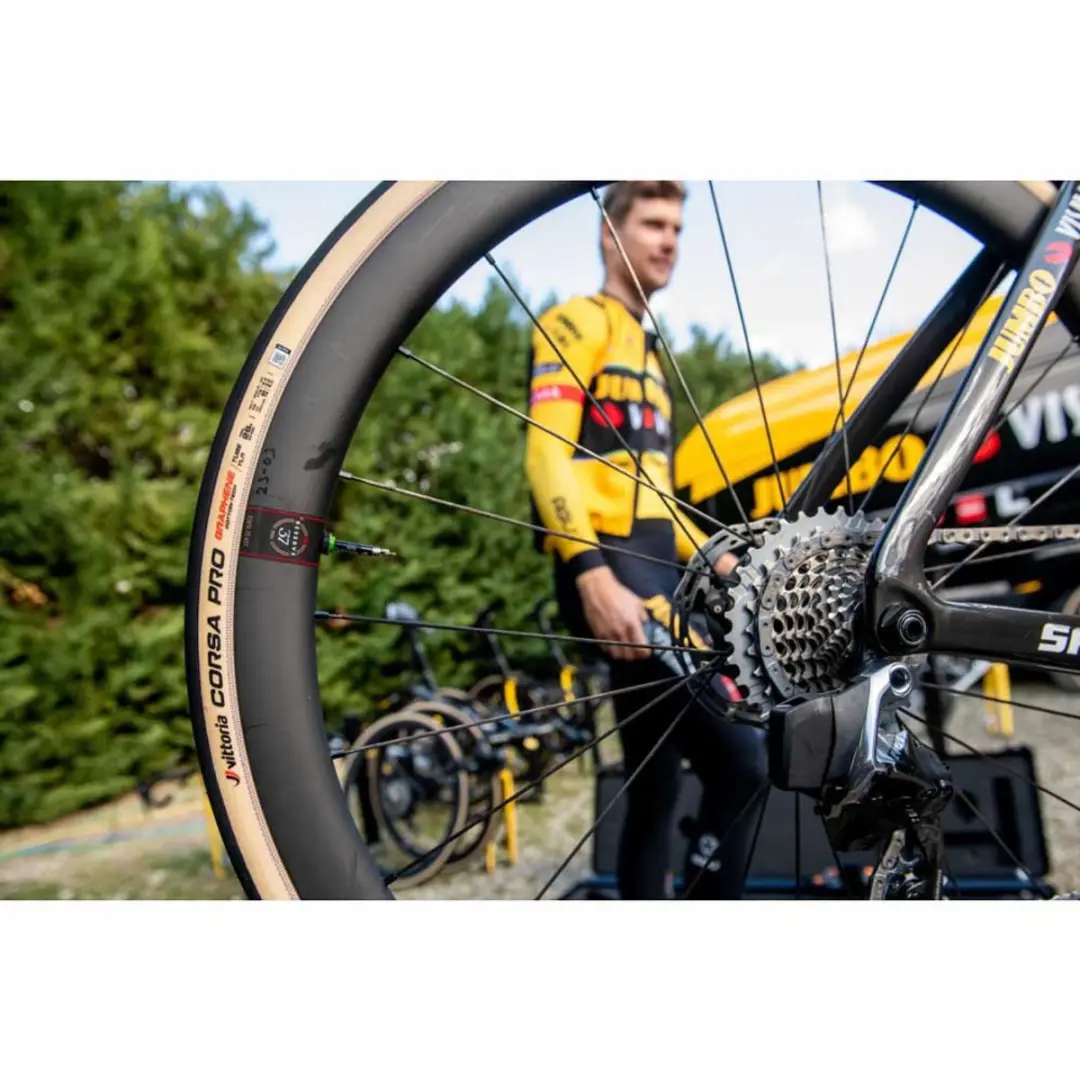 Vittoria Corsa Pro G2.0 Tubeless Ready Racefiets Buitenband Vouwband Zwart/Tan 700 / 26C