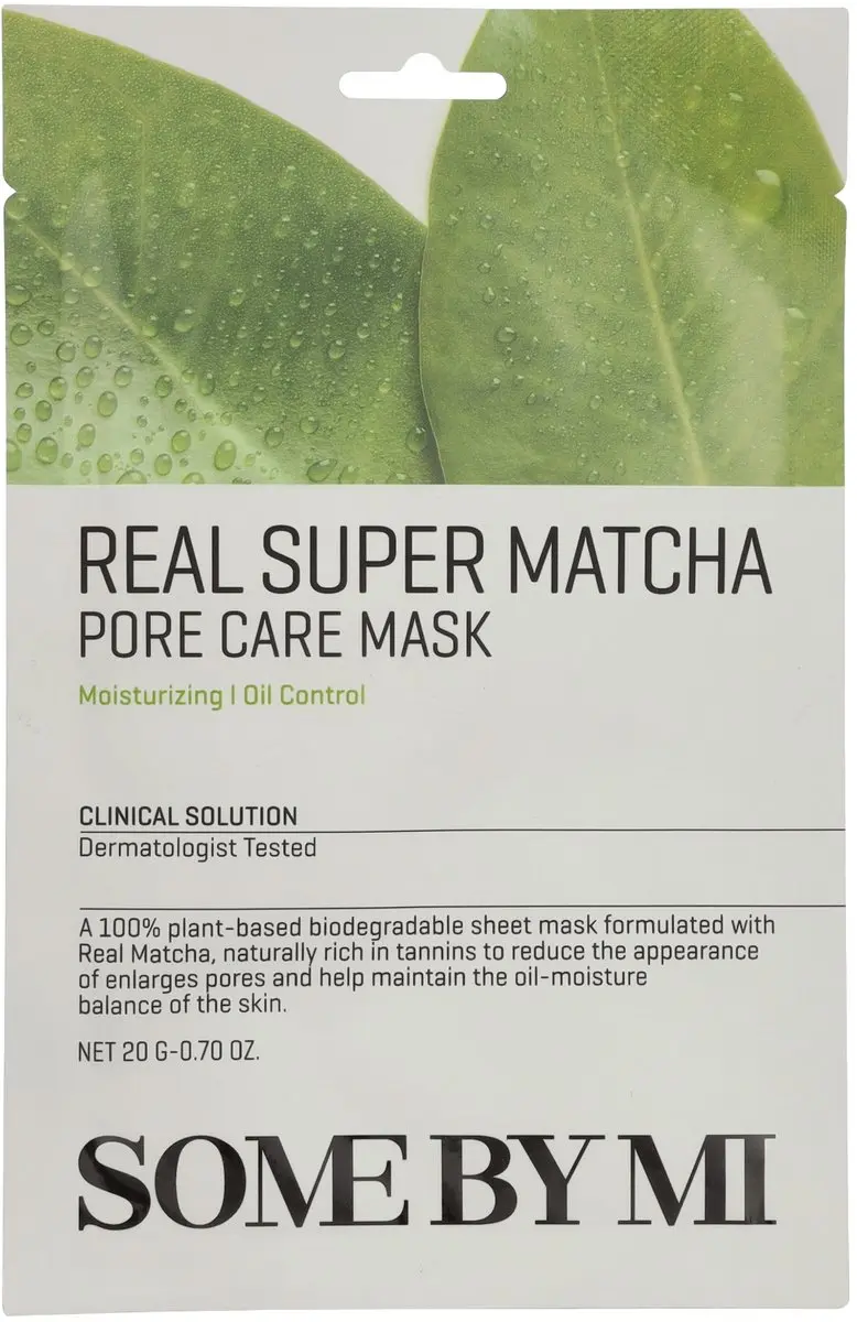 SOME BY MI Real Super Matcha Pore Care Mask 20g