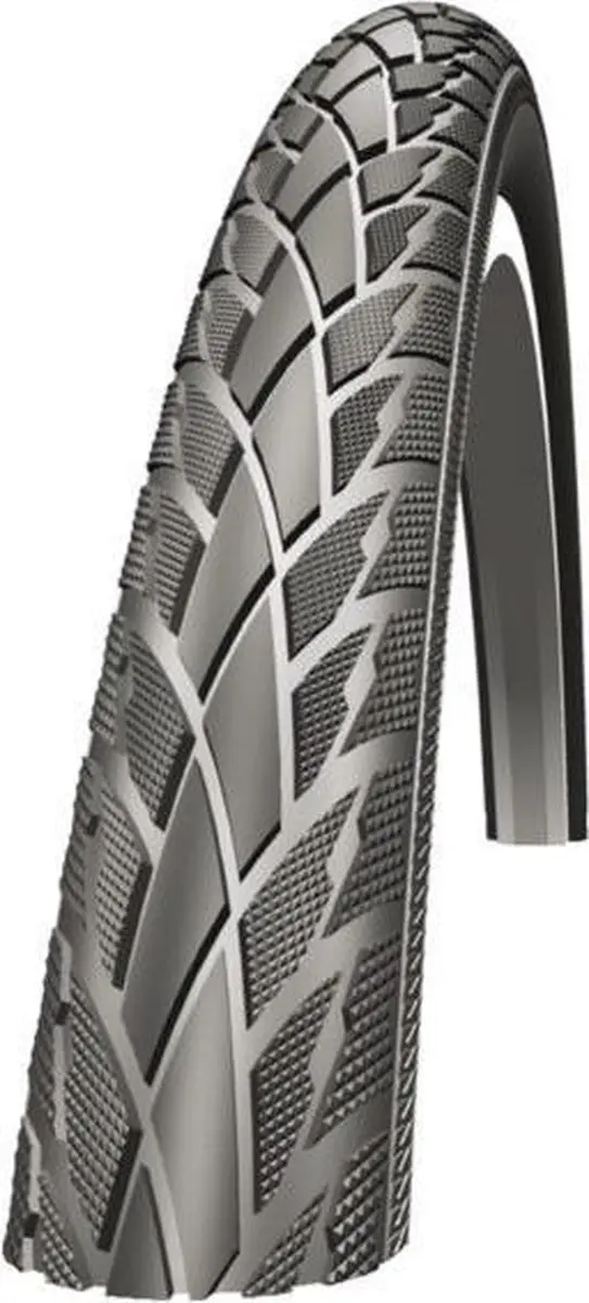Buitenband 28x160 42-622 reflectie schwalbe road cruiser kg zwart