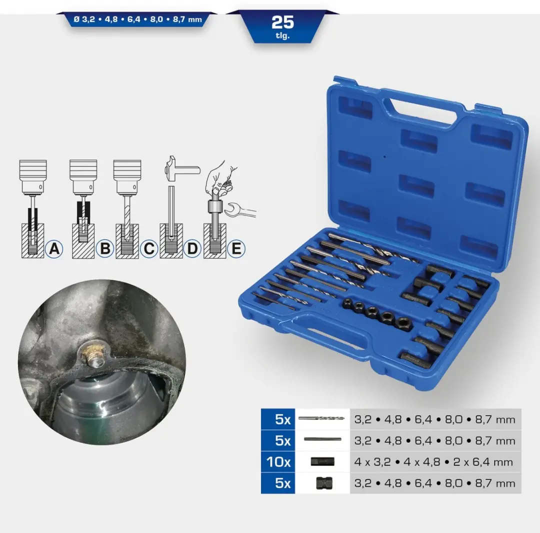 Brilliant Tools HSS Schroefuitdraaierset BT541900 - 25-delig