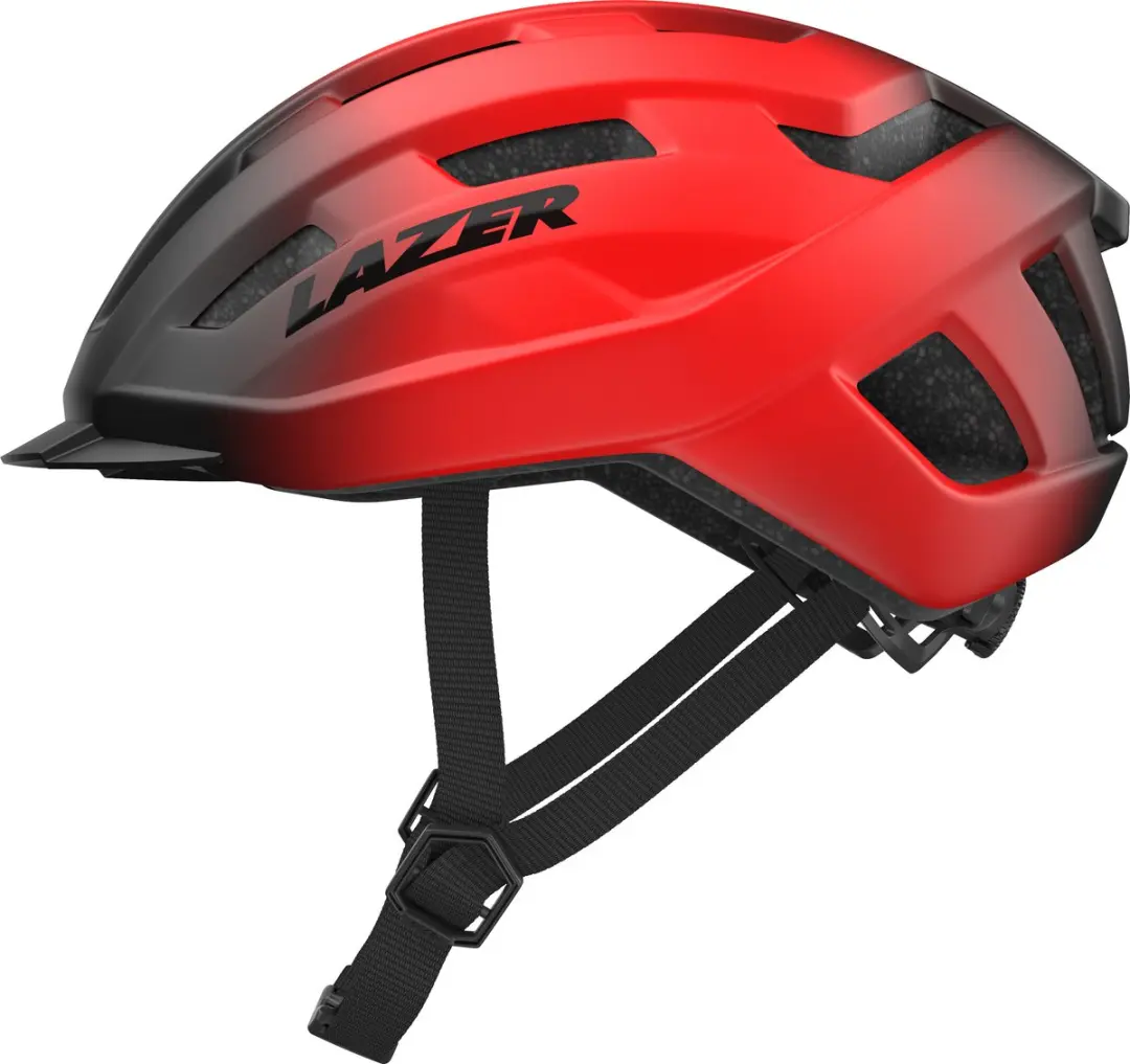 Lazer Codax Kineticore Fietshelm - Matt Black/Red - 54-61cm