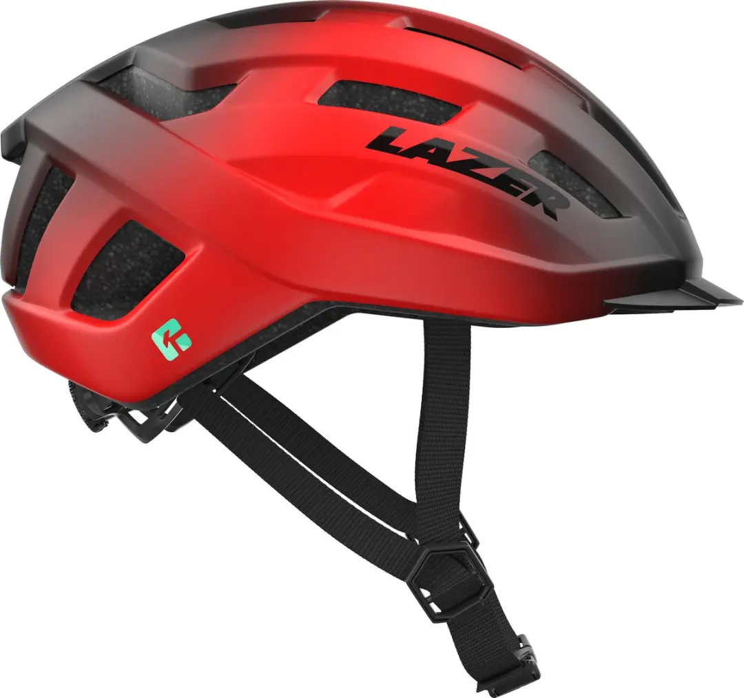 Lazer Codax Kineticore Fietshelm - Matt Black/Red - 54-61cm