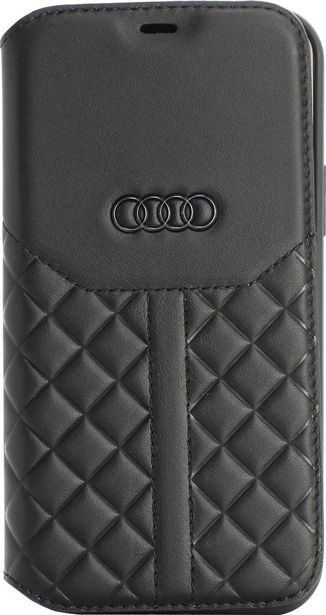 Audi Q8 iPhone 12 Mini Hoesje - Zwart - 2 Pasjes