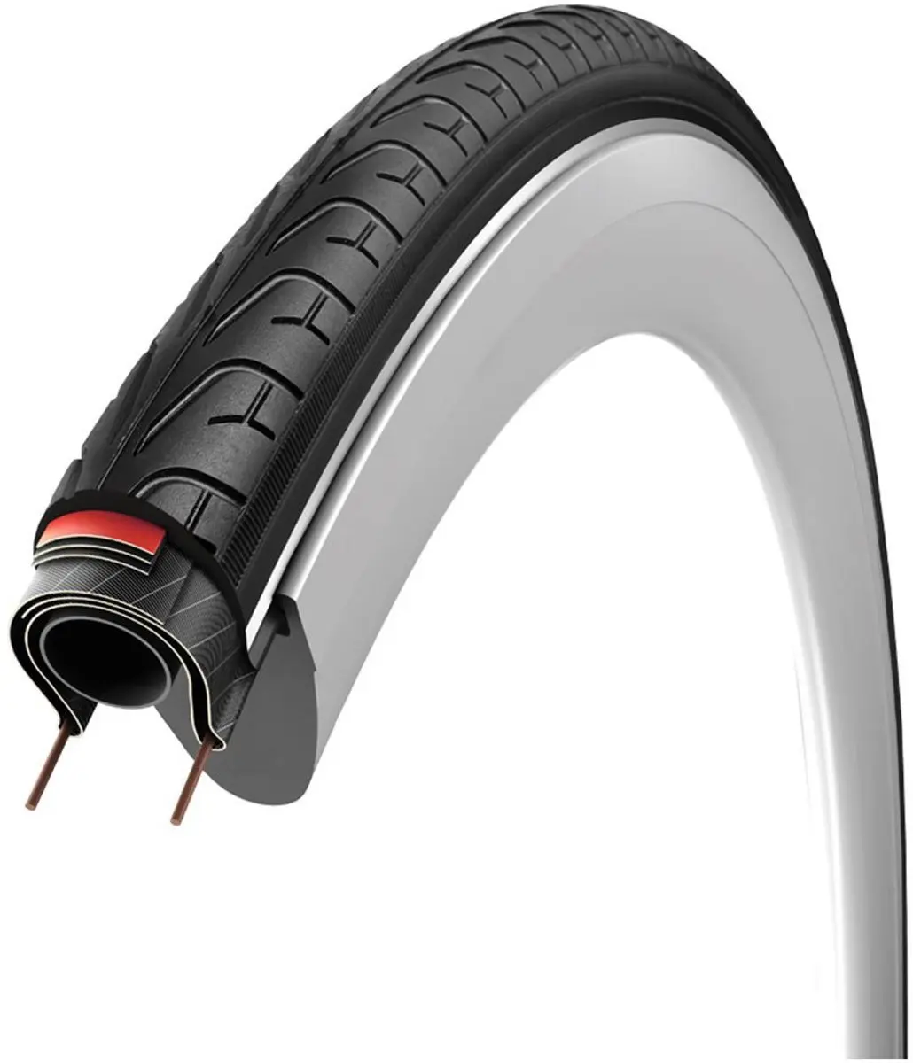 Vittoria Randonneur Reflective 700c X 40 Stijve Racefietsband Zwart 700C x 40