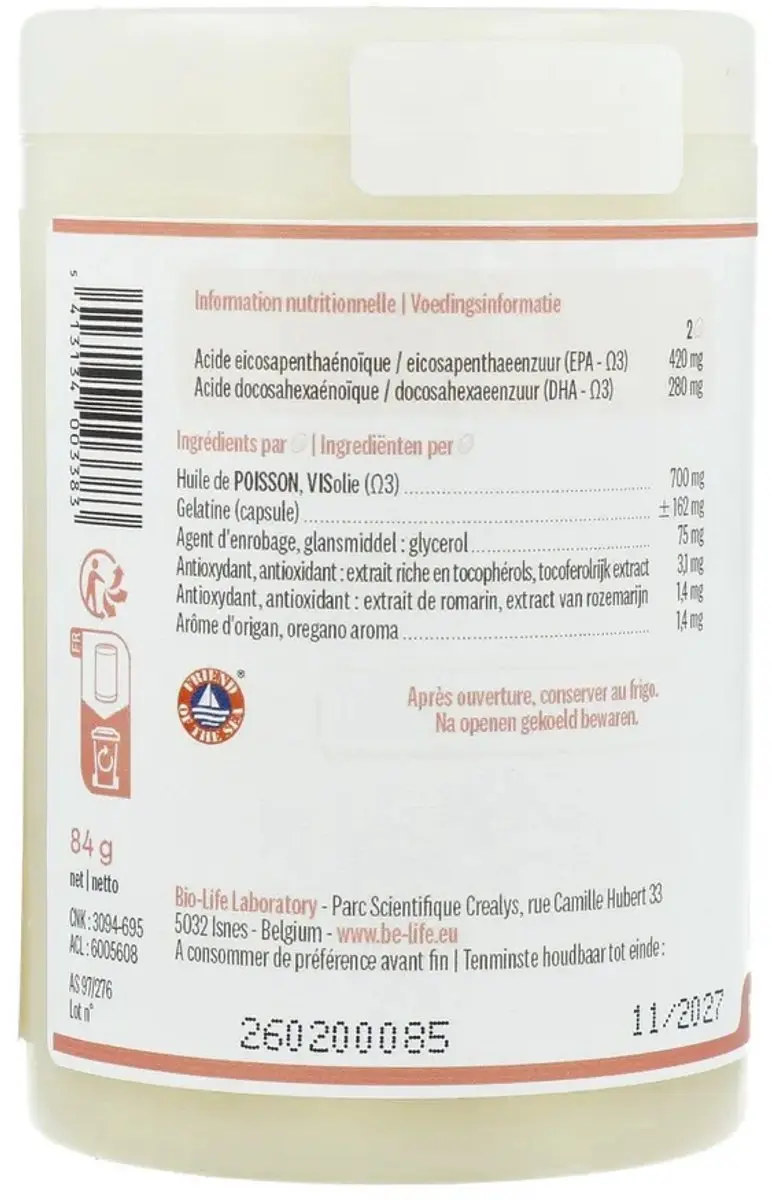 Be-Life Omega 3 Magnum 90 Capsules