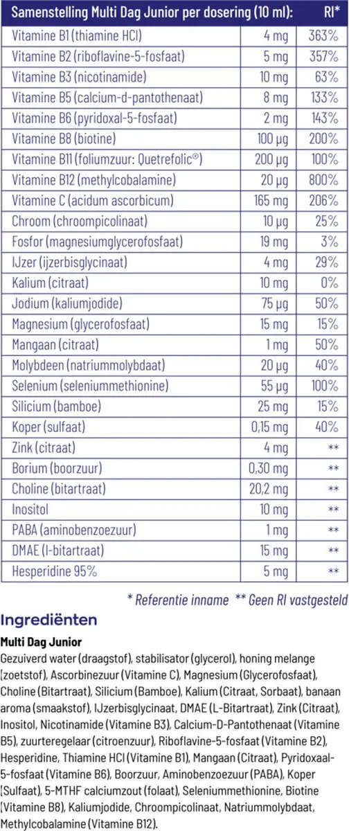 Vitakruid Multi Dag Multivitamine 300ml
