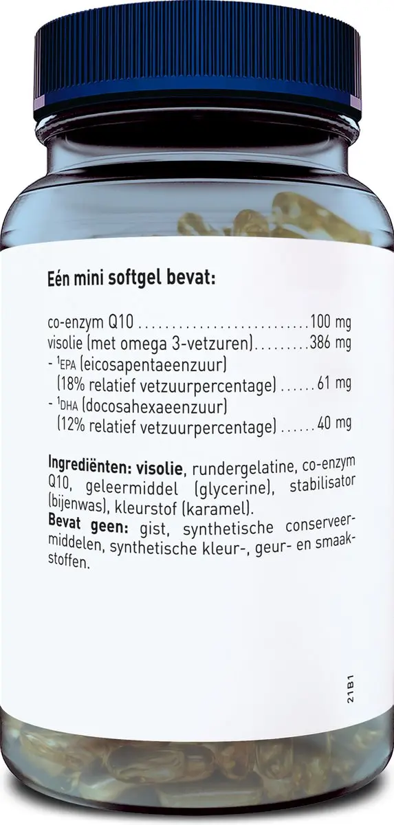 Orthica Co-Enzym Q10-100 30 Softgels - 100mg - afbeelding 6 van 6