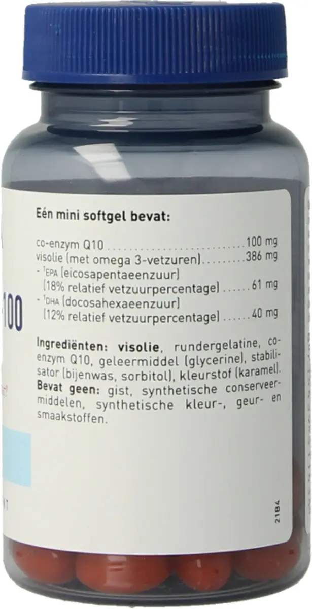 Orthica Co-Enzym Q10-100 30 Softgels - 100mg - afbeelding 4 van 6