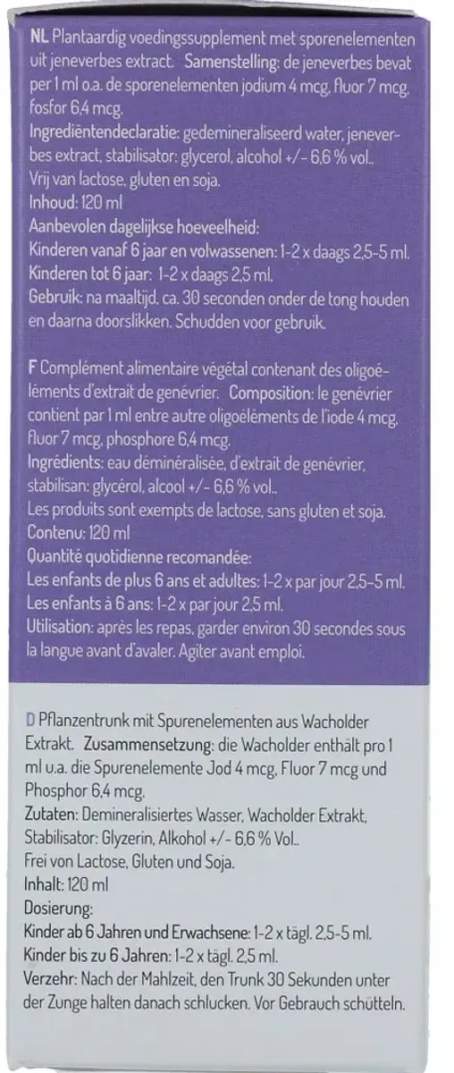Oligoplant Juniperus Communis 125ml - afbeelding 5 van 6