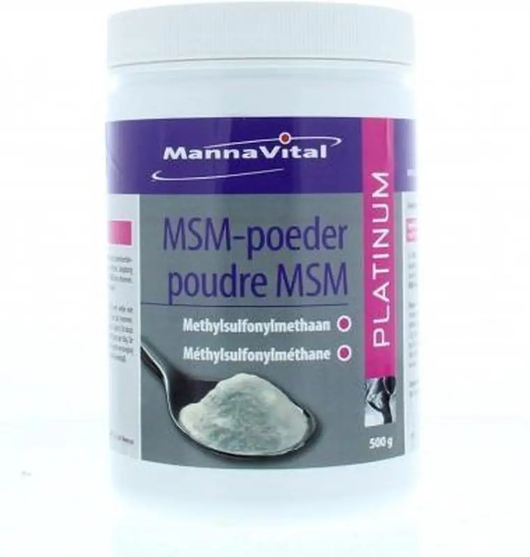 Mannavital MSM Poeder 500g - afbeelding 6 van 6