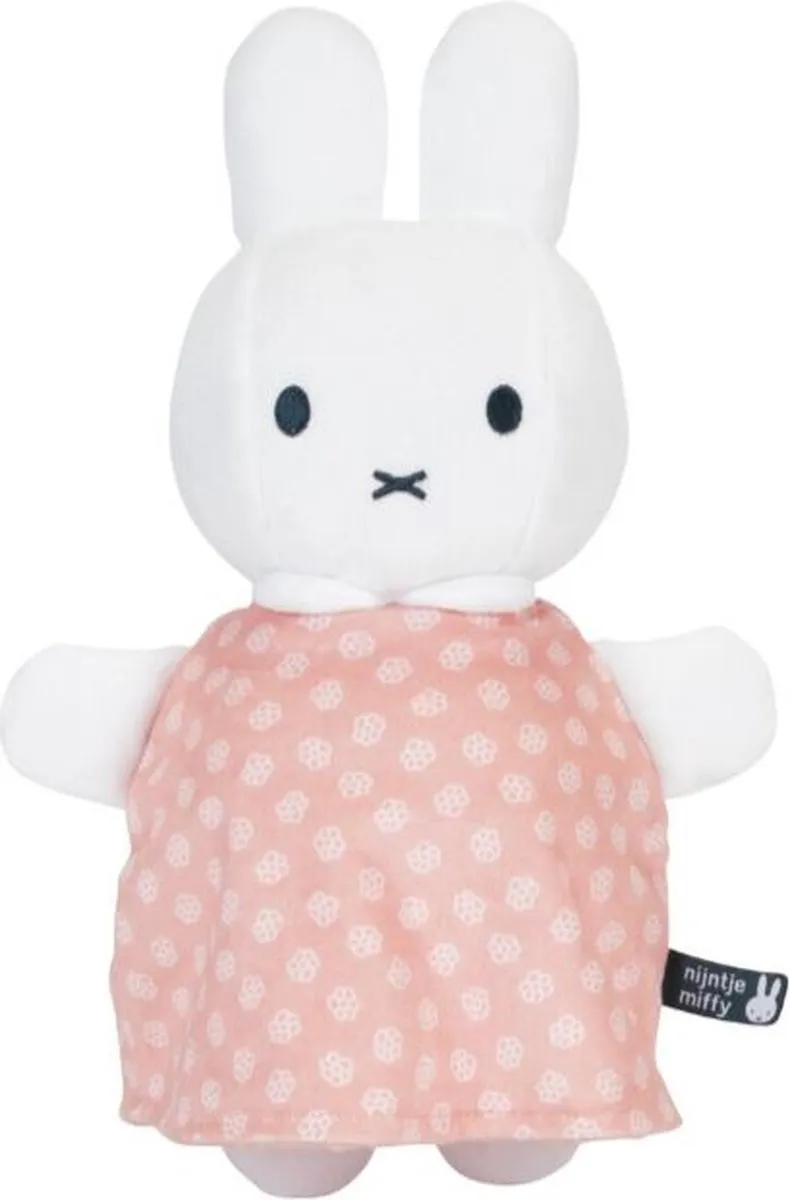 Nijntje Knuffel | Omkeerbare Roze Knuffel blij en verdrietig | Alle leeftijden