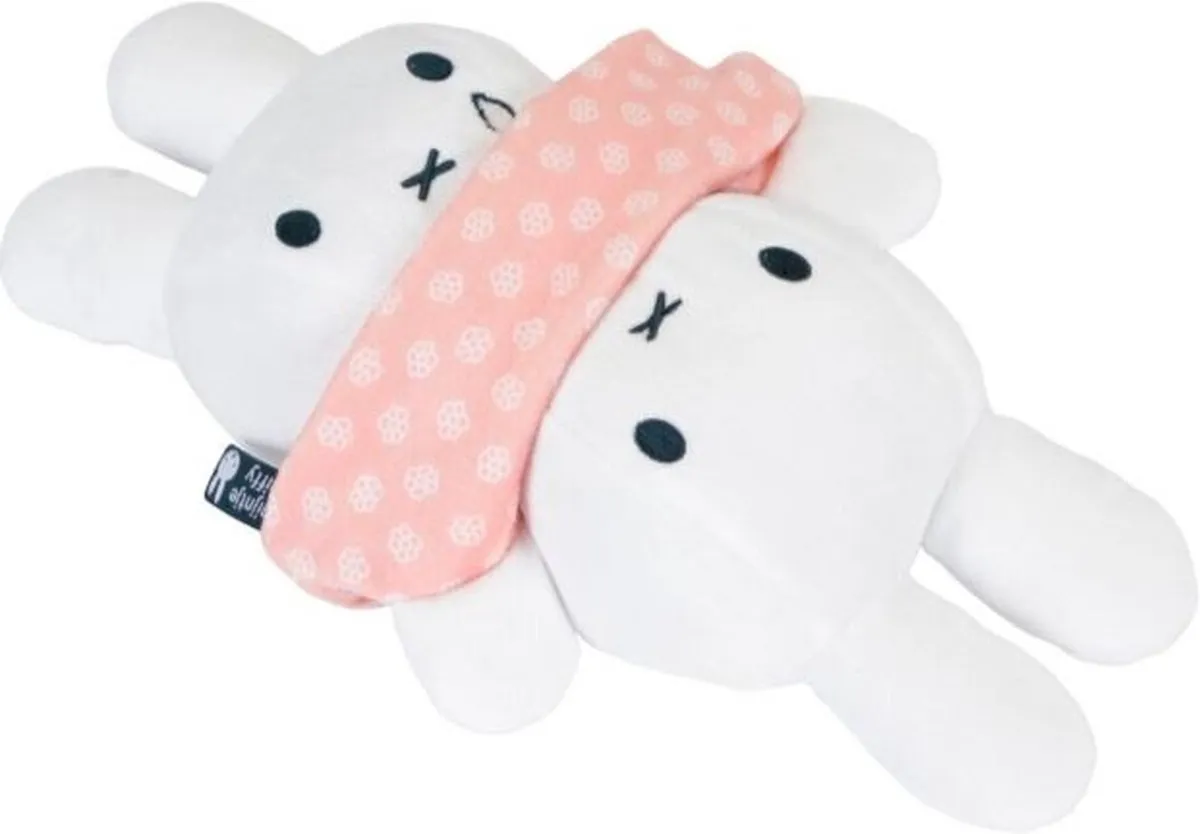 Nijntje Knuffel | Omkeerbare Roze Knuffel blij en verdrietig | Alle leeftijden