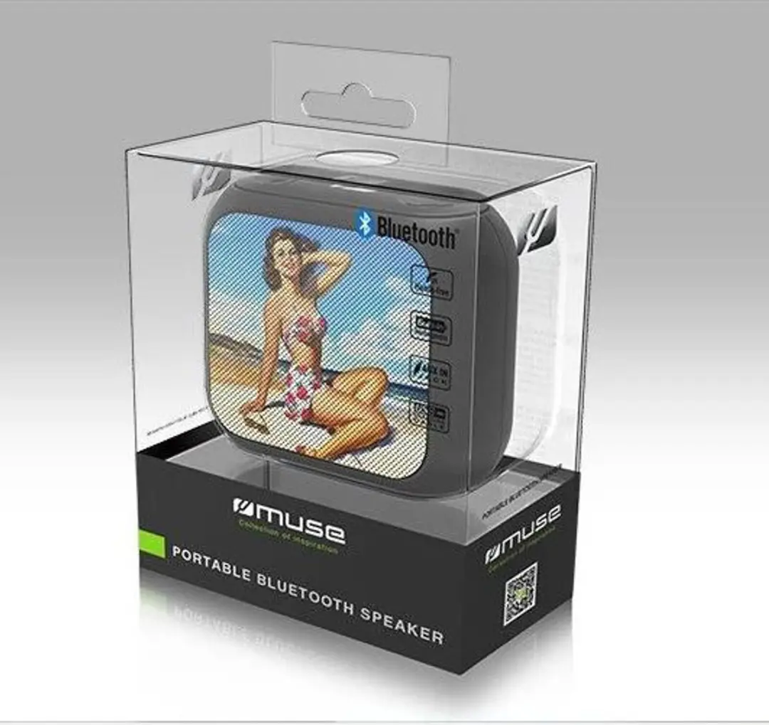 Muse M-312 PIN-UP Bluetooth Speaker - AUX & Microfoon - Pin-Up - afbeelding 4 van 4