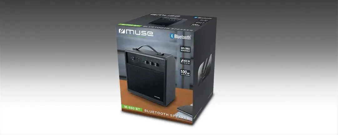 Muse M-660BT Draagbare Bluetooth Luidspreker 100W - Zwart - afbeelding 3 van 5