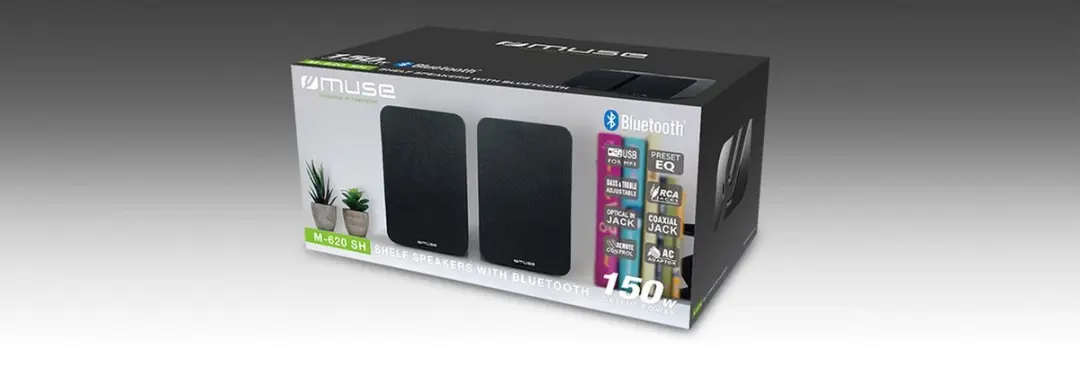 Muse M-620SH Draagbare Bluetooth Luidspreker 150W - Zwart - afbeelding 4 van 6