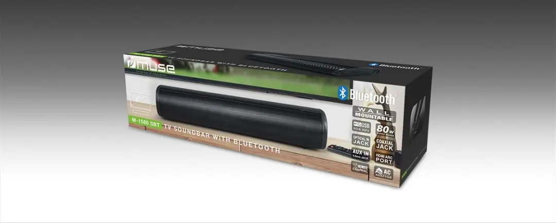 Muse M-1580SBT Soundbar - Zwart - afbeelding 4 van 6