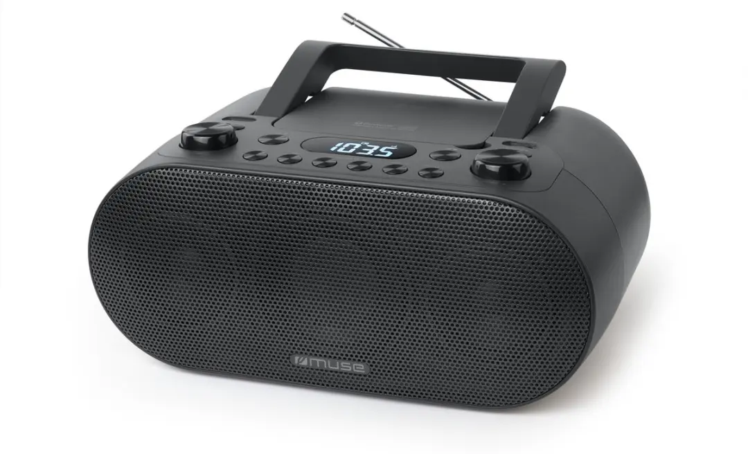 Muse M-35BT Draagbare Radio/CD-speler - Zwart
