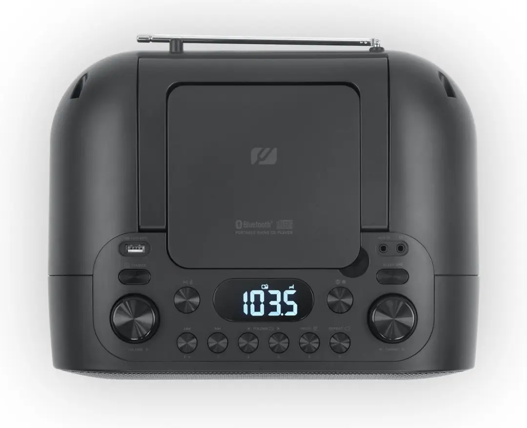 Muse M-35BT Draagbare Radio/CD-speler - Zwart