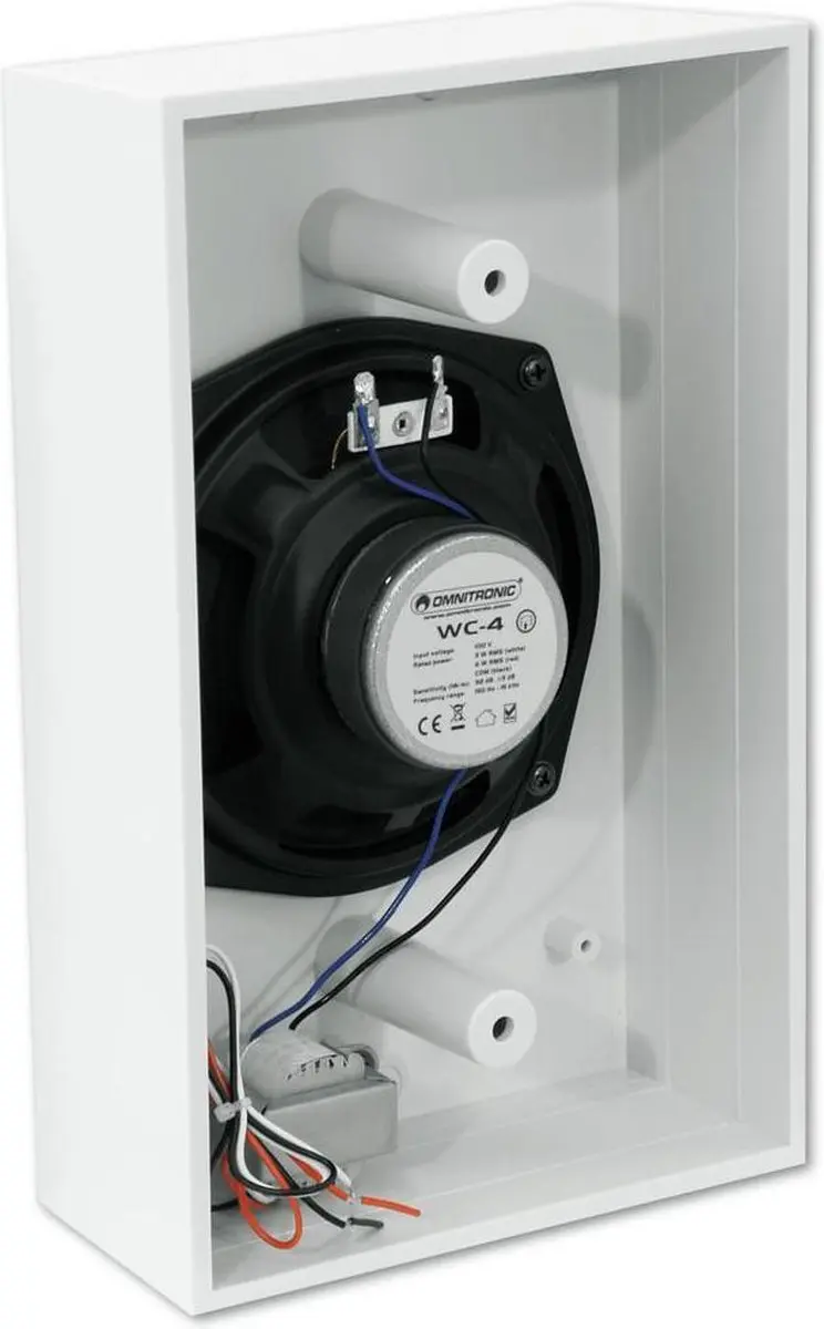 Omnitronic WC-4 ELA-Luidspreker - Wit - afbeelding 4 van 5