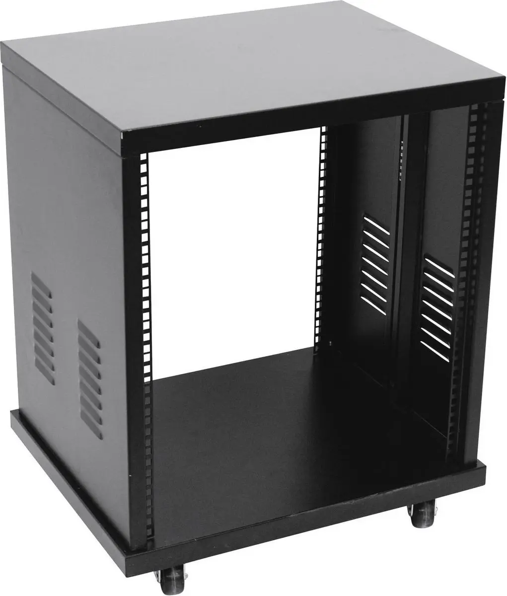 Omnitronic SR-19 19 inch Rack 10HE - Zwart - afbeelding 2 van 3